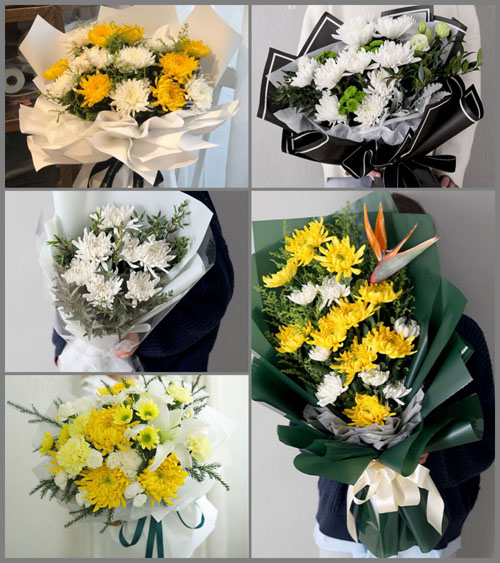 浙江省温州瑞安市陶山镇洲后村白事花束代送